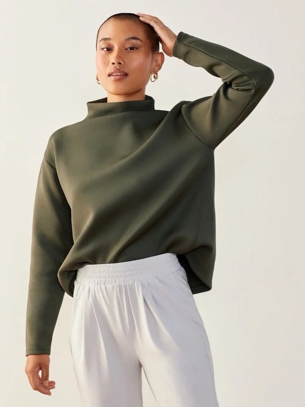 ADAY Like A Boss Pullover In Green Size M